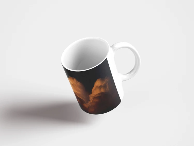Mug &quotclouds white Sky" 320 ml. White | Дом и сад