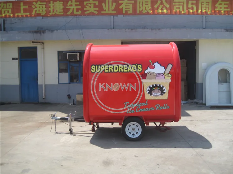 Самый популярный мобильный грузовик для пиццы и трейлер мороженого передвижной