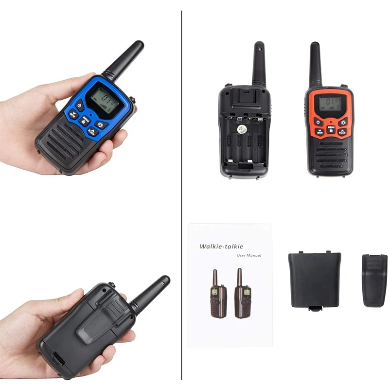 Walkie Talkies for Kids 5 Miles Long Range Two Way Radios 22 Channels Gift Family Outdoor Adventure Game | Игрушки и хобби