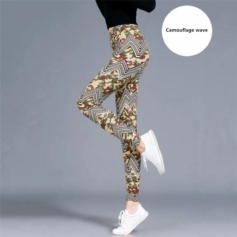 

Women Fashion Camouflage Leggings Plus Size Sexy Print Femme Push Up Pants Casual Camo Sport Workout Fitness Legging