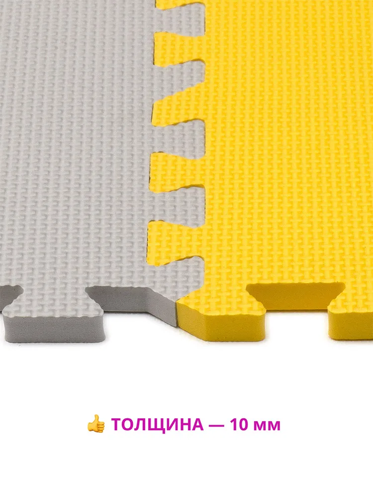 Игровой коврик-пазл - NT10 Funkids "Атриум-12-10" без изображений толщина 10 мм (16