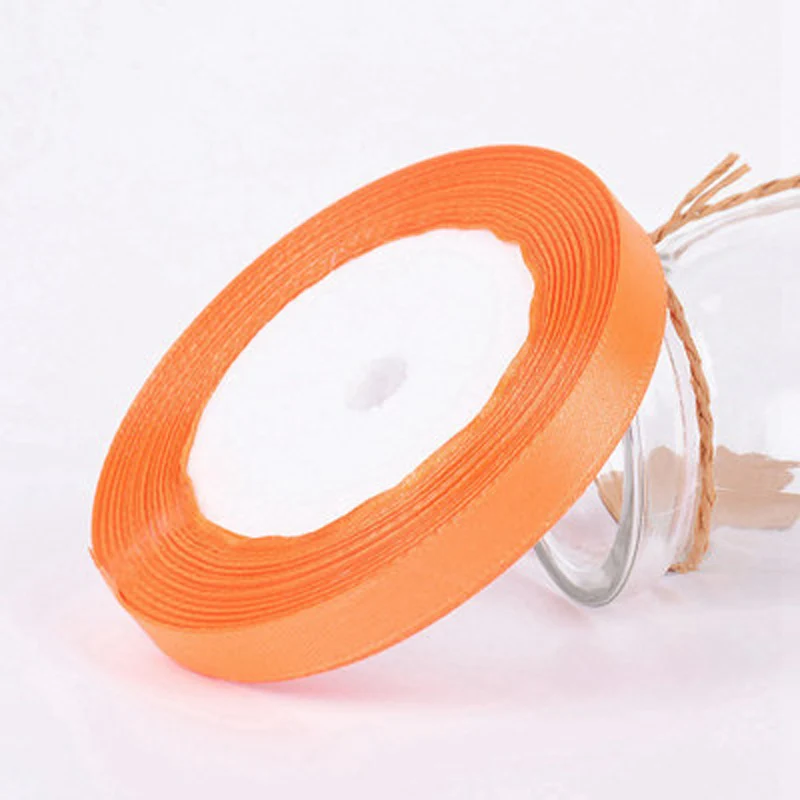 25 ярдов/рулон корсажные атласные ленты для свадьбы украшения рождественской