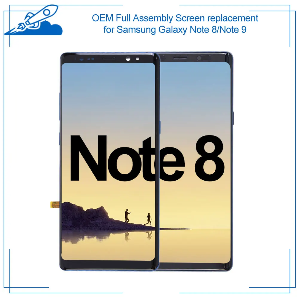 OEM полная сборка для samsung Galaxy Note 8 Note9 lcd сенсорный экран AMOLED дисплей Оцифровка