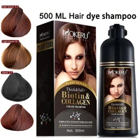 black hair dye shampoo natural organic hair color shampoo permanent long lasting hair dye shampoo for cover gray hair