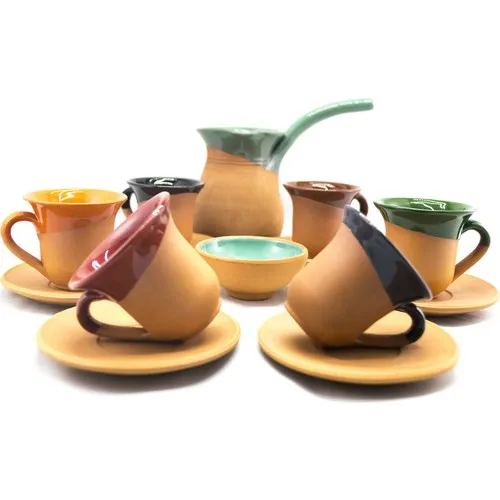 Набор гончарных чехлов мир цветов 6 'набор|Чашки и соусницы| |