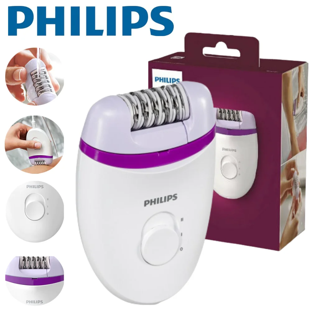 Оригинальный эпилятор Philips портативный Электрический Женская бритва лицо тело