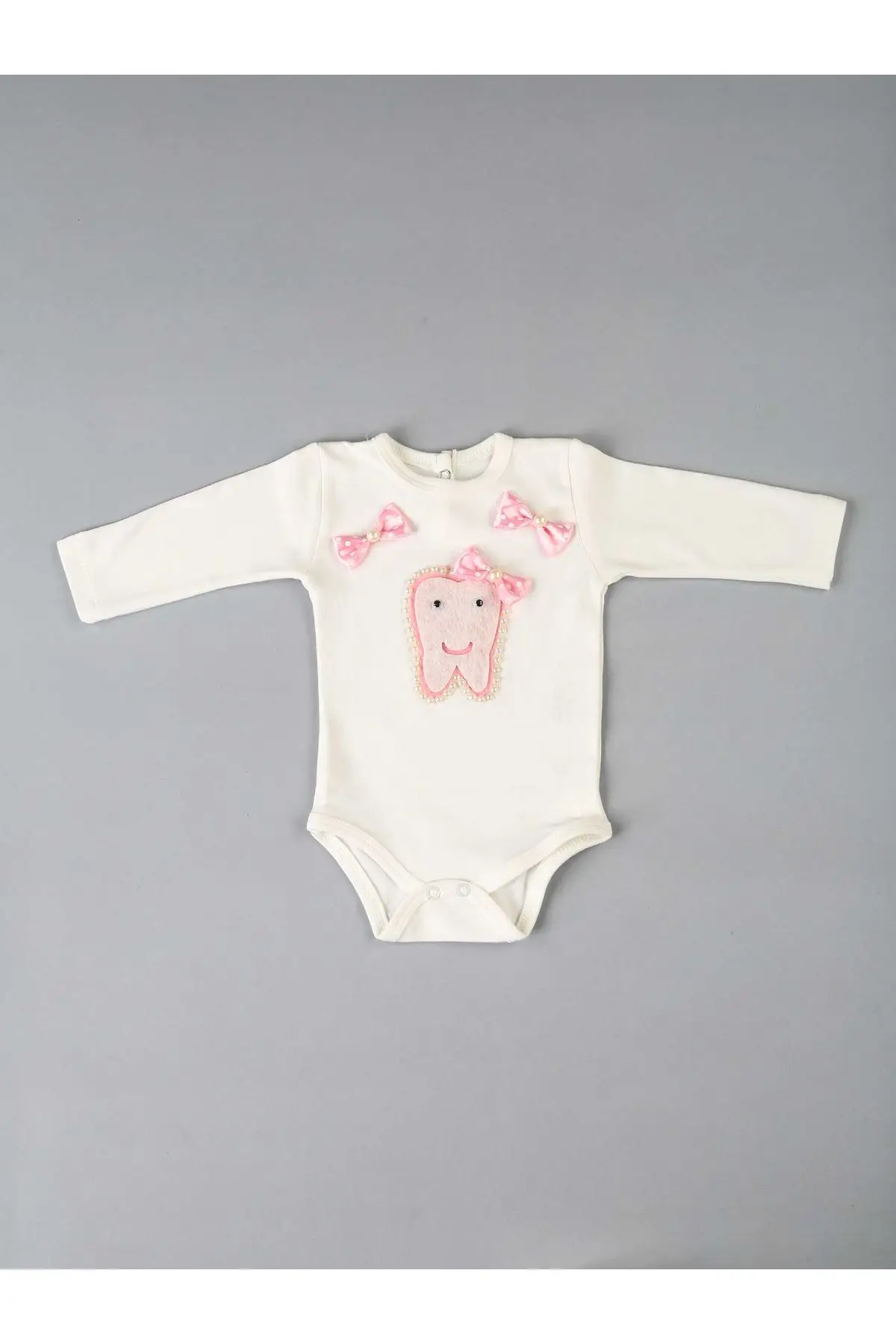 Розового цвета для маленьких девочек костюм новорожденных одежда детей 5 шт