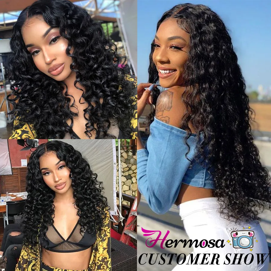 Hermosa бразильские пучки глубоких волн с закрытием двойные уток Remy человеческие