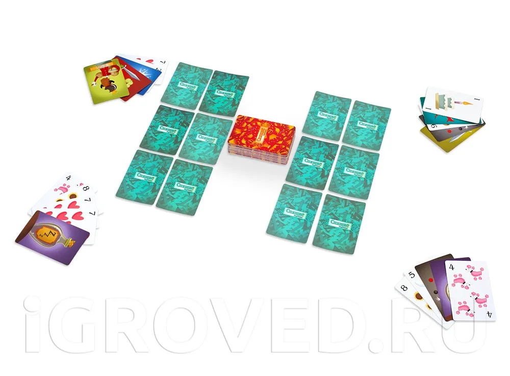 &quotСпящие королевы Делюкс&quot / Настольная игра Семейная На счет Карточная Фентези