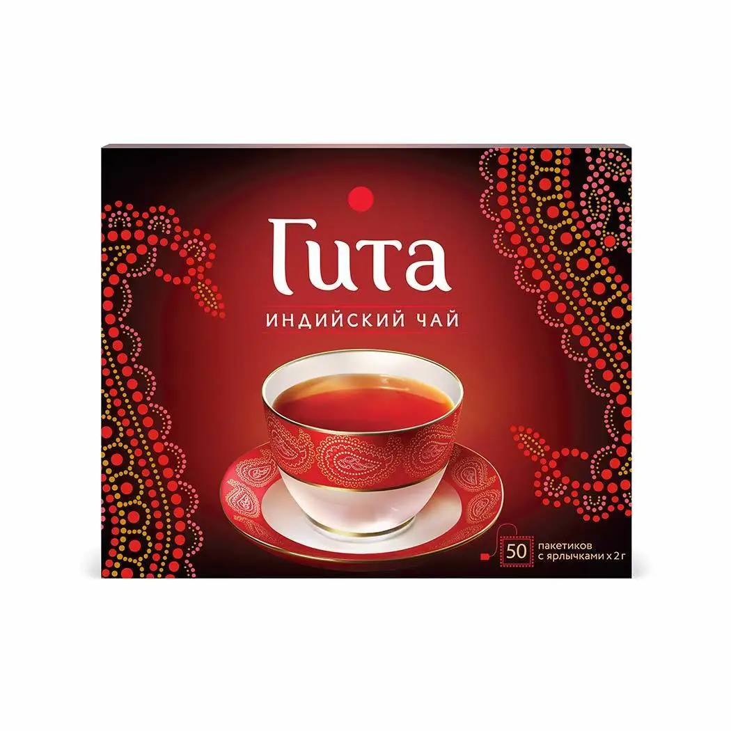 Чай Принцесса Гита Индия черный 50 пакетиков | Продукты