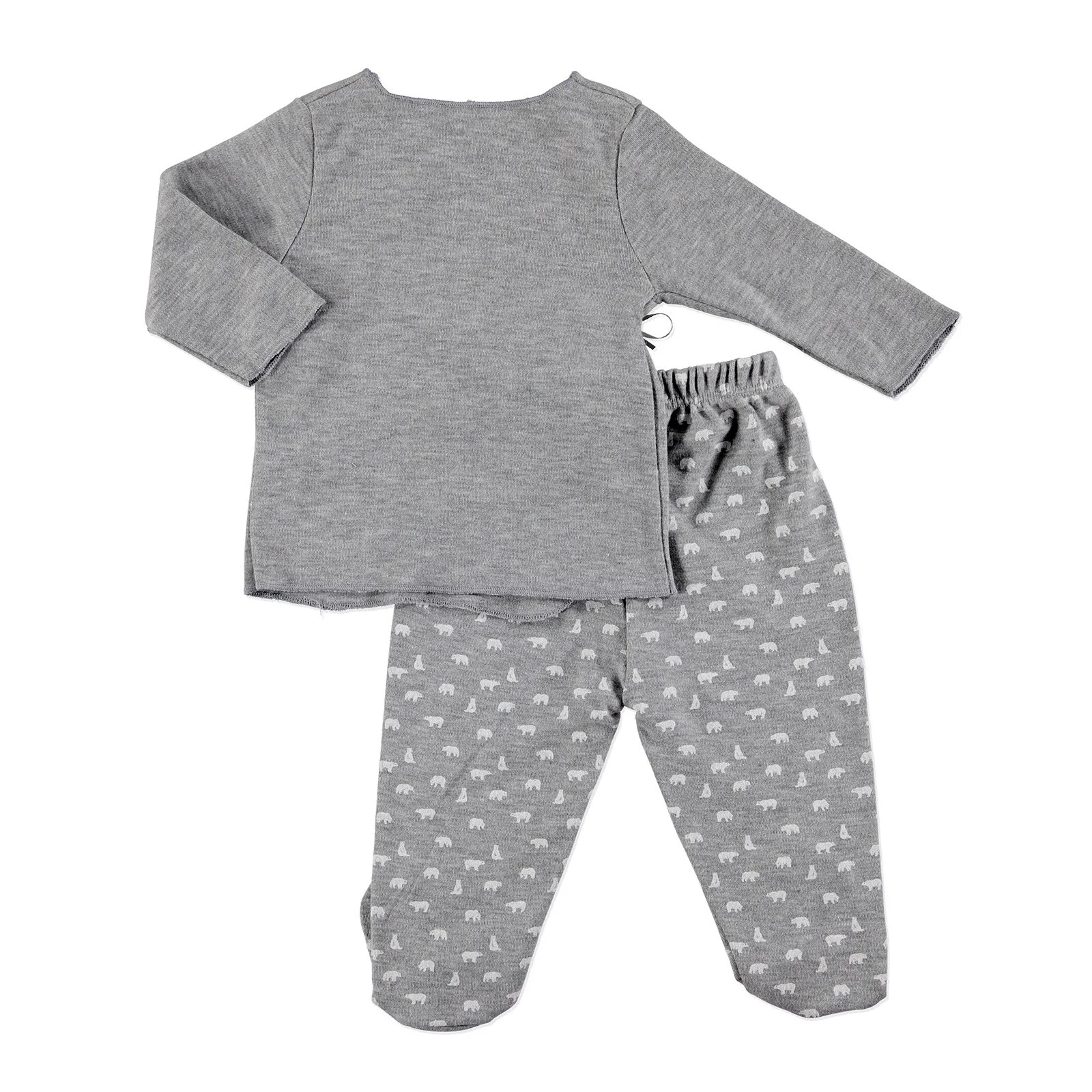 Ebebek HelloBaby/Детские боди с длинными рукавами изображением маленьких милых лап и