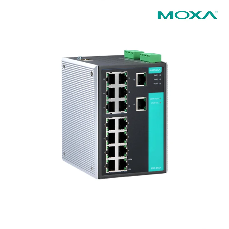 Moxa controlled switch 16x10/100basetx eds-516a | Электронные компоненты и принадлежности