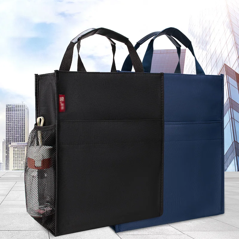 

11 Inches Organizer for Documents Folder for A4 Documents Canvas Velcro Closure Briefcase Bag