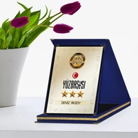 personalized the year s best y%c3%bczba%c5%9f%c4%b1s%c4%b1 navy blue plaque award