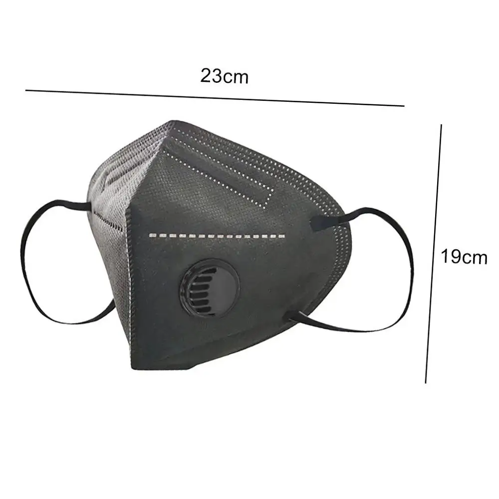 

10PC kn95 face mask PM2.5 Repeated Use Dust-proof Filtration Breathable Mouth Mask Unisex kn95 face mask for protection