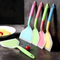 non stick pro silicone spatula beef meat egg kitchen scraper wide pizza shovel turners food home cooking utensils