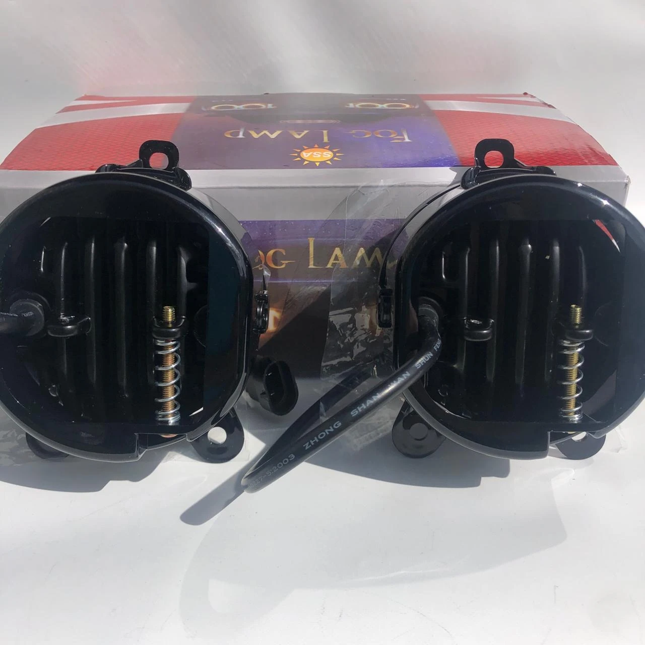 Противотуманные светодиодные фары Лада Приора повышенная мощность 55Ватт