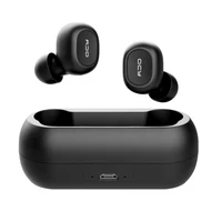 qcy t1c qs1 bluetooth 5 0 earphone wireless 3d stereo tws headphone with dual microphone headset hd call earbuds customizing app