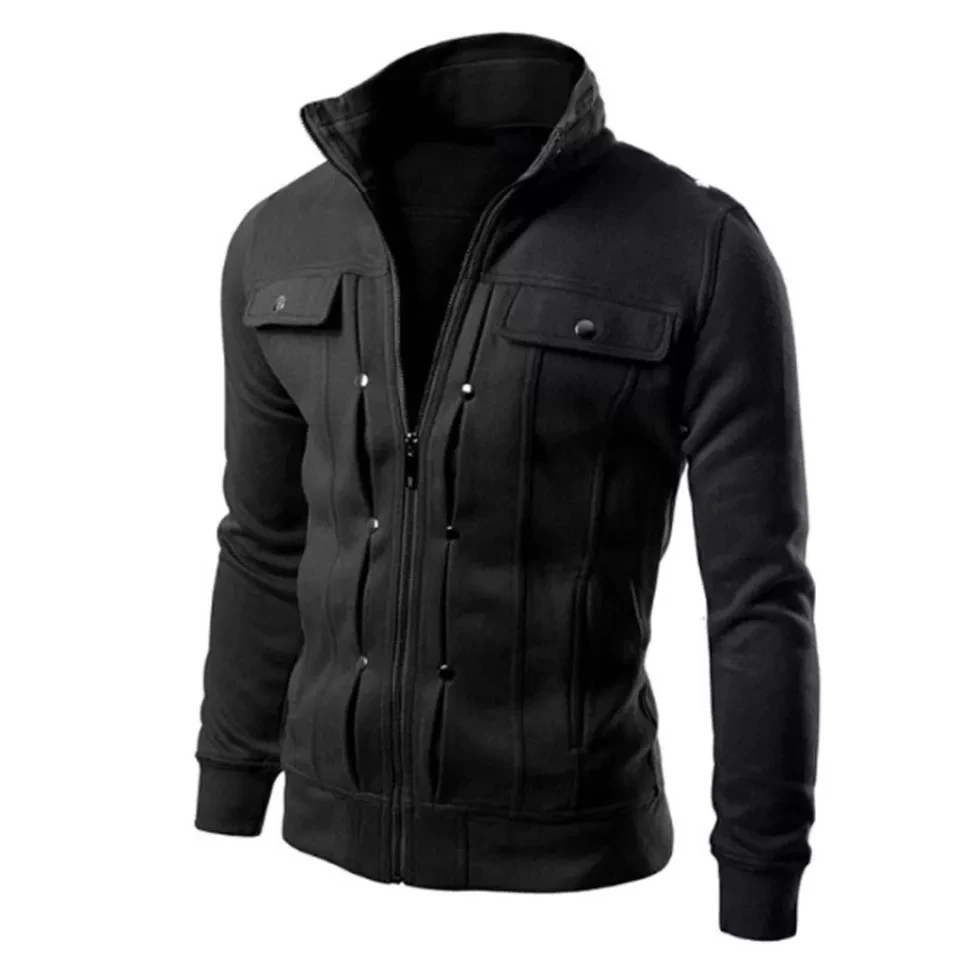 

Men's Fashion stylish jacket new slim designed men's lapel cardigan coat jacket top 2021 autumn winter manteau homme