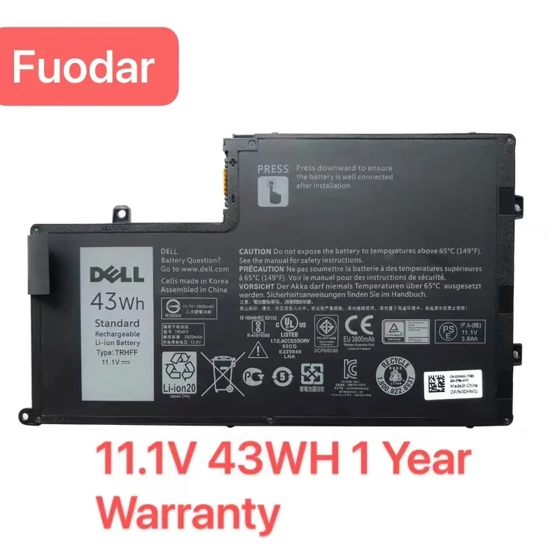 

Оригинальная батарея для ноутбука 01v2f6 1V2F6 DL011307-PRR13G01 TRHFF для DELL Inspiron 15 5000 5547 для Latitude 3450
