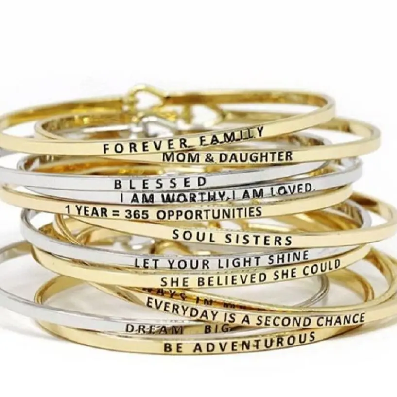 

Total Sterling Silver Bracelet,Custom Bracelet,2020FASHION Bracelet,Gift For Her,Inspirational Bracelet,Personalized Bracelet