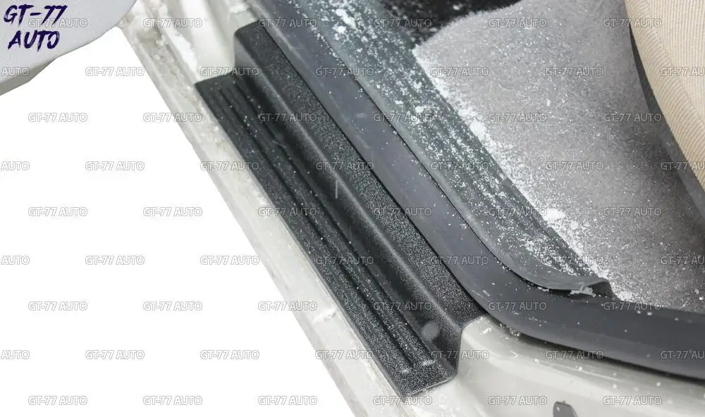 Накладки на пороги дверей для Lada Granta / Лада Гранта 2011-2017 АБС пластик в проем -