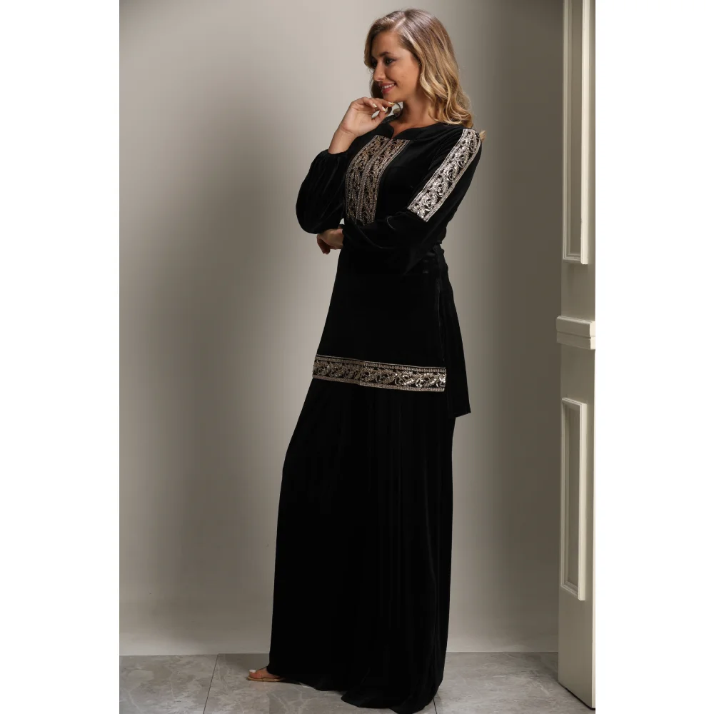 

Two-Piece Suite Velvet Pansuite for Women