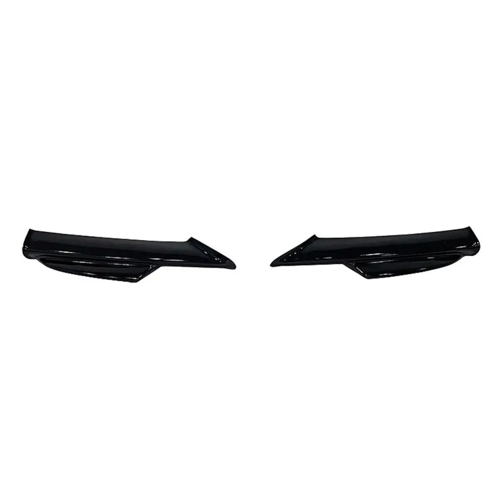 New Style High Quality Abs Plastic Gloss Black Front Bumper Lip Splitters Flaps For BMW E90 Pre Lci 2005 2006 2007 2008 | Автомобили и