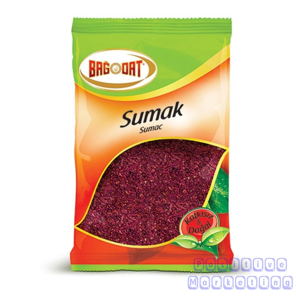 Сумак фрезерованный Bagdat Sumak Somac Sumach Sumaqa Sumoc кислый вкус специй соспед 80 г Rhus Coriaria