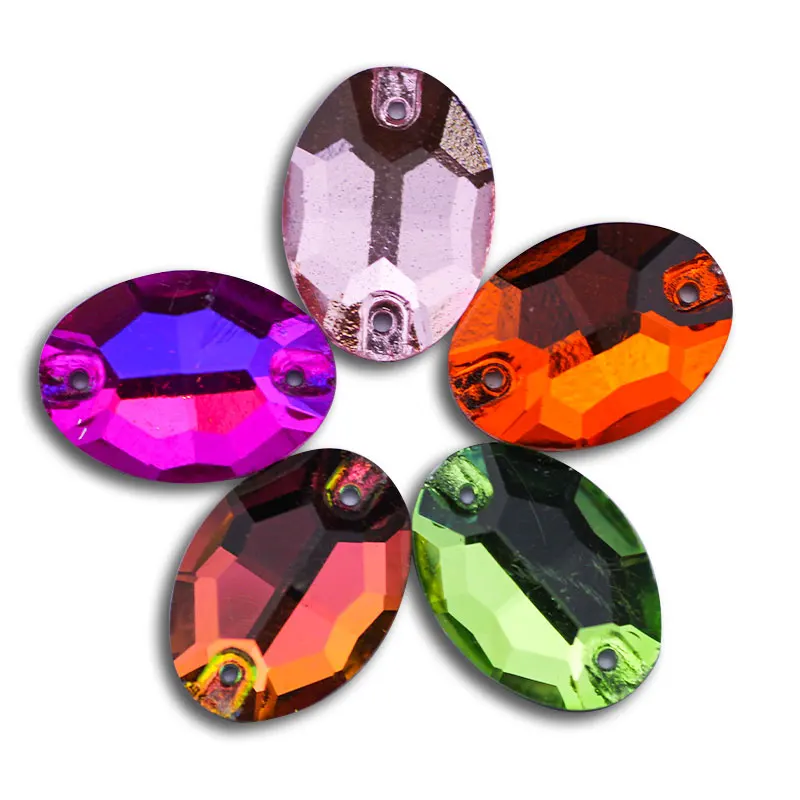 

Кристаллы для шитья всех размеров, все цвета, AB разы, овальные камни для шитья, плоские бусины для рукоделия, Стразы для шитья одежды, аксессу...