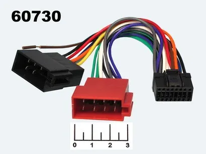 ПЕРЕХОДНИК К АВТОМАГНИТОЛЕ PIONEER DEH-P 545R/ISO 2*8ШТ |