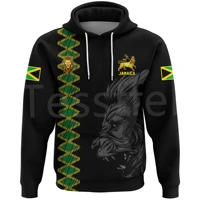tessffel county flag africa jamaica king emblem lion newfashion tracksuit 3dprint menwomen streetwear autumn casual hoodies b 5