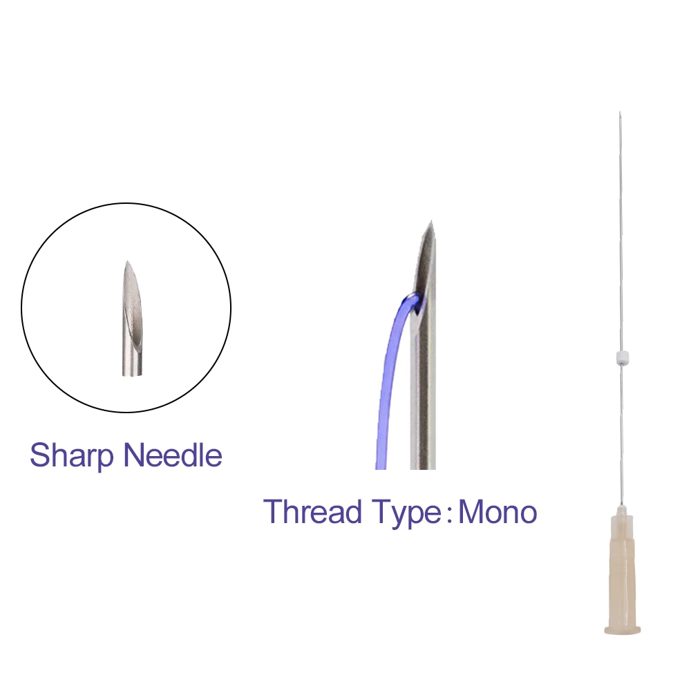 

20шт./пакет Deenora Hilos ten125 Mono Eye Screw Pdo Thread
