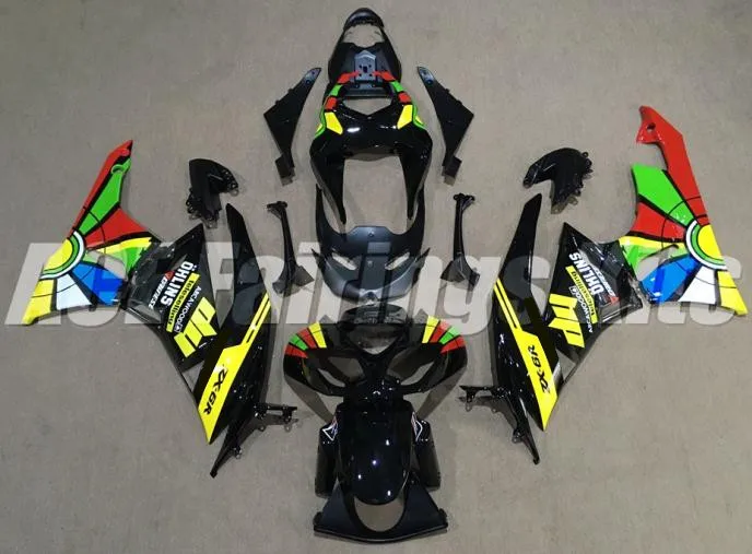 

НОВЫЕ комплекты обтекателей из АБС-пластика, подходят для Kawasaki ZX6R ZX-6R Ninja 636 2009 2010 2011 09 10 11 12, кузов бесплатно на заказ
