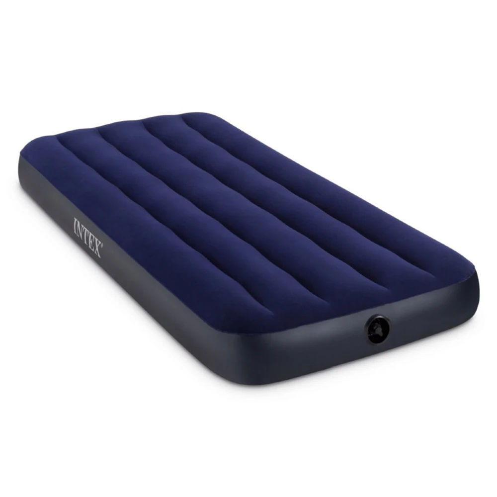 Кровать надувная INTEX Classic downy (Fiber tech) 76х191х25 см | Спорт и развлечения