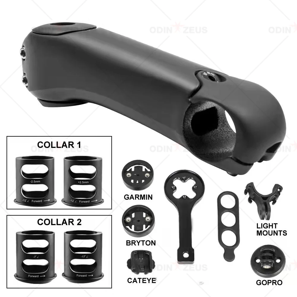 

T1000 3 Degree Adjustable Carbon Fiber Mountain Bike Aero Complete 1:1 Stem/Handlebar With Computer Stand 80-120mmx380-440mm