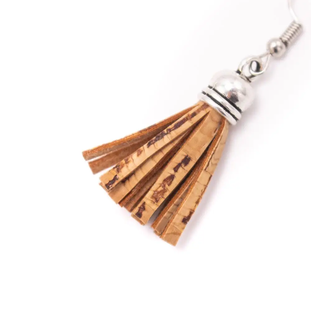 MB пробковые висячие серьги ручной работы оригинальные высококачественные