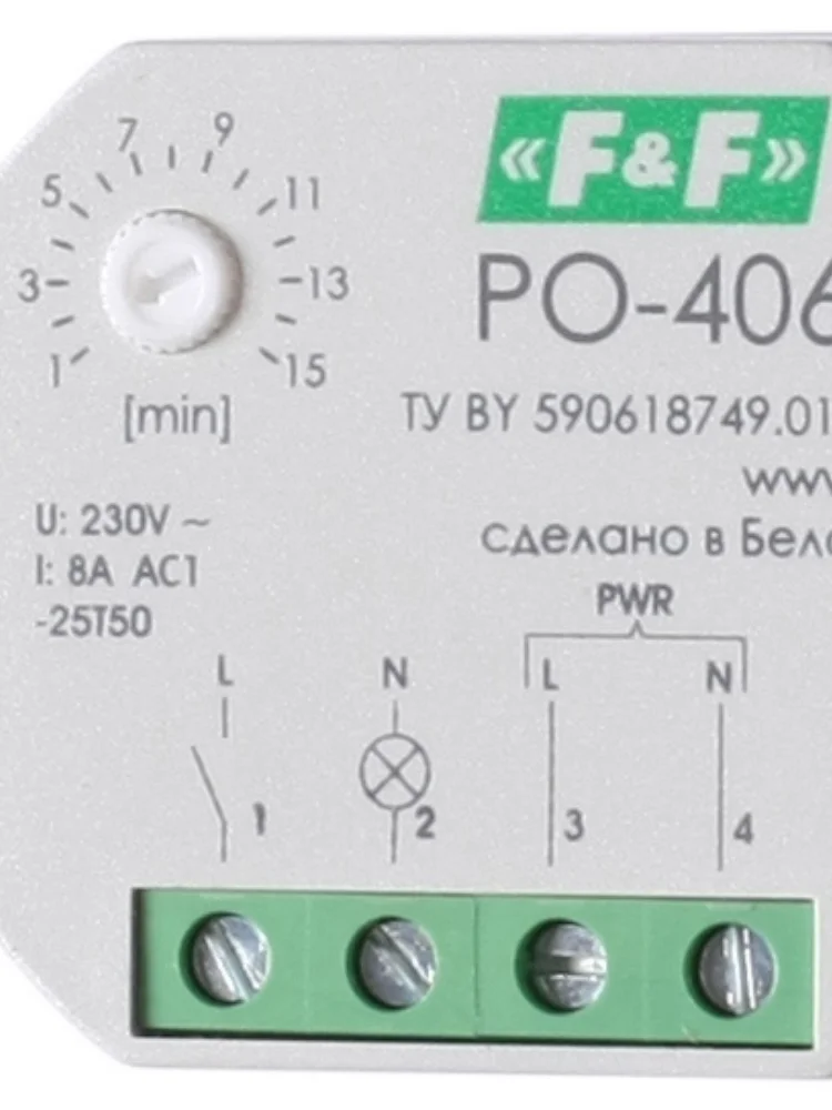 PO-406 Реле времени (общего назначения) (Евроавтоматика F&ampF) (EA02.001.019) |