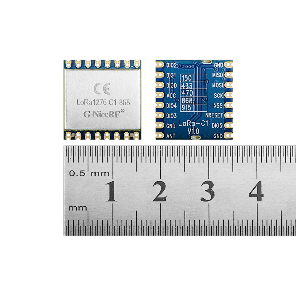 2 шт./лот LoRa1276-C1 100 мВт 868 МГц SX1276 чип 4 км ~ 6 FSK беспроводной передатчик и приемник
