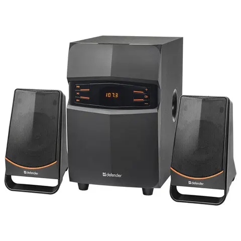 Колонки компьютерные DEFENDER X181 2.1 18 Вт Bluetooth FM-тюнер пластик черные 65181 (арт. 513429) |