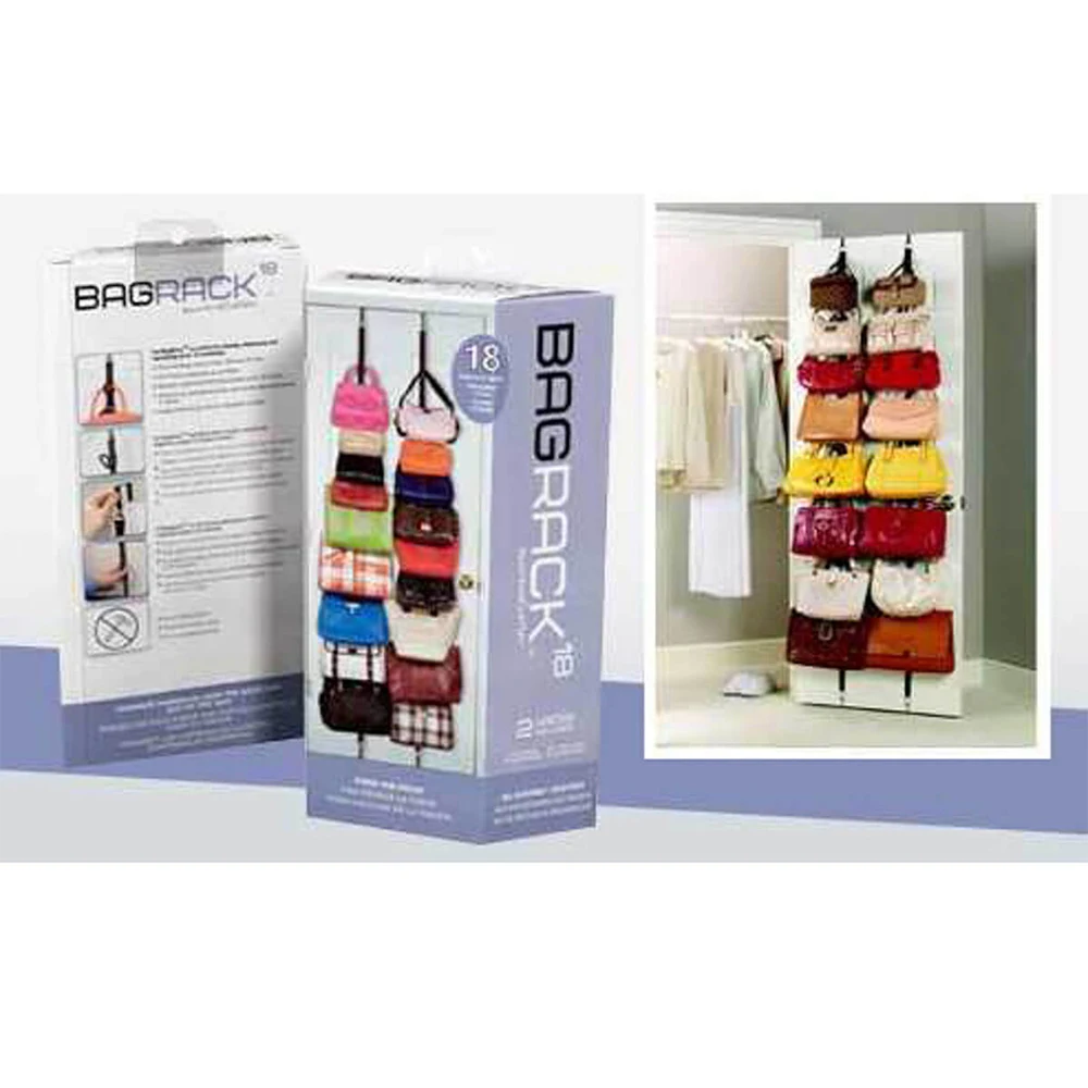 

Useful Hat Bag Clothes Organizer Hanging Cap Rack Adjustable Cap Rack Door Back Hook Holder Home Dorm Space Saving Gadgets