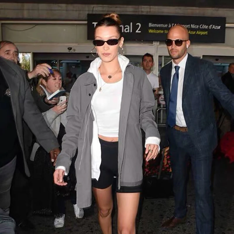 2019 Осень Зима Новинка отложной воротник однобортное пальто с карманами женское