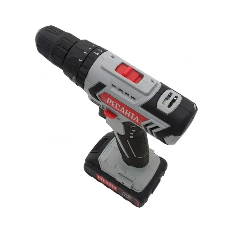 Аккумуляторная дрель-шуруповерт Ресанта ДА-18-2ЛК | Инструменты