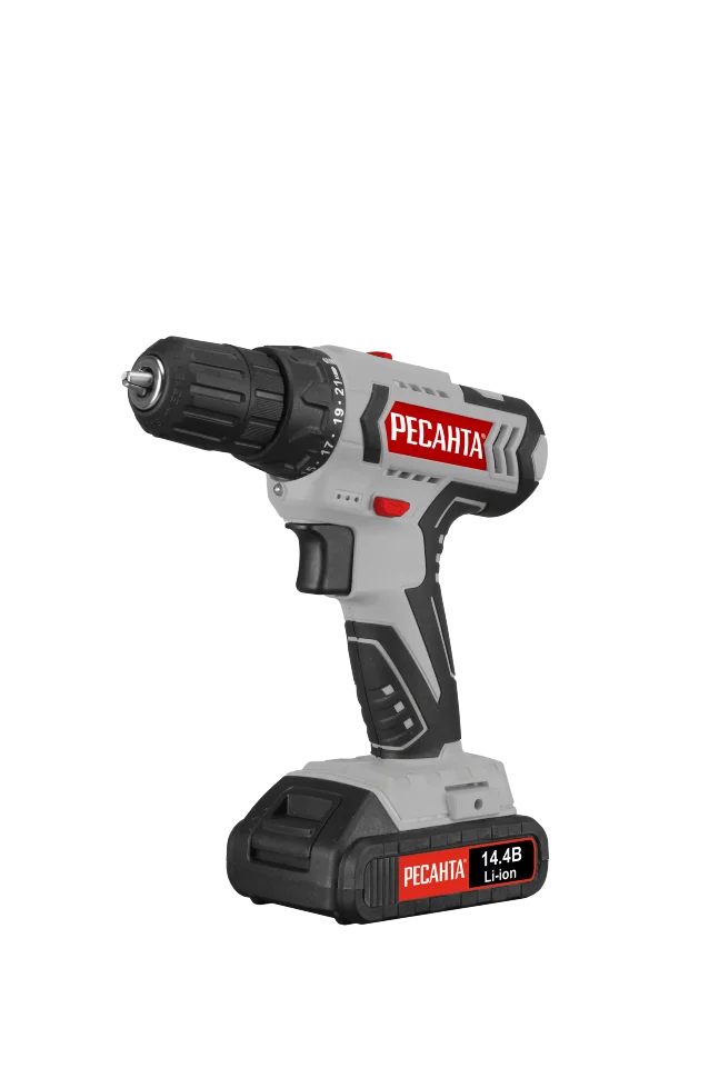 Дрель-шуруповерт аккумуляторная ДА-14-2Л Ресанта