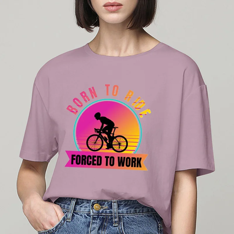 

Retro Ride Your Mountain Bike T Shirt Men/women Lover T-shirt Short Sleeved Print Cotton Tee Top Cyclists/Bikers Gift Clothing
