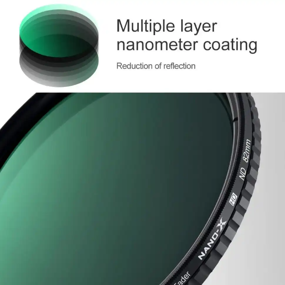 Светофильтр нейтрально-поляризационный K&ampF Concept 52mm Nano-X Cpl+Variable Fader Ndx Nd2-32 (KF01.1377) |