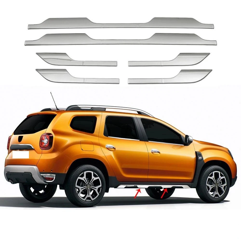 

Dacia Duster Chrome Side Marşpiyel Top Slat 6 Piece Stainless Steel (2018-)