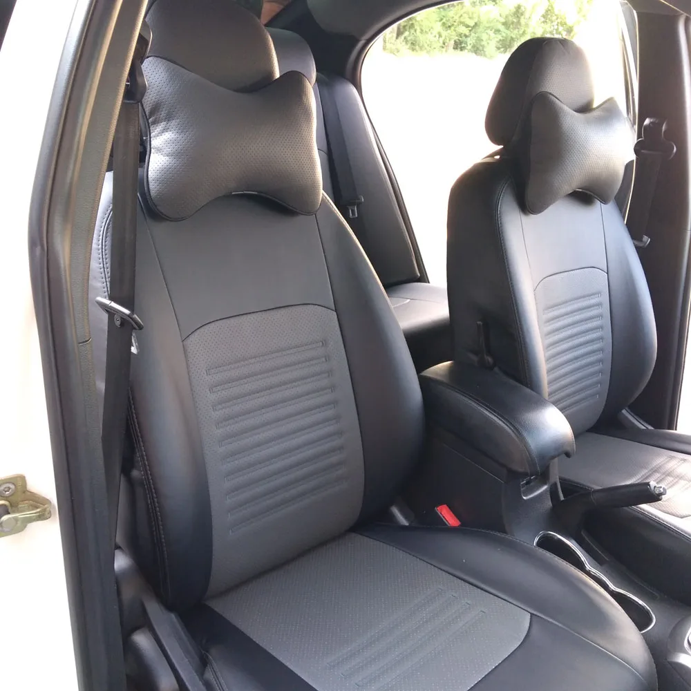 Для Kia Ceed -3 (СD) (Киа Сид) с 2018-2022 гв. модельные чехлы на сиденья из экокожи [Модель