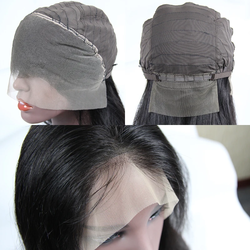 13x6 Синтетические волосы на кружеве парики из натуральных волос прямые