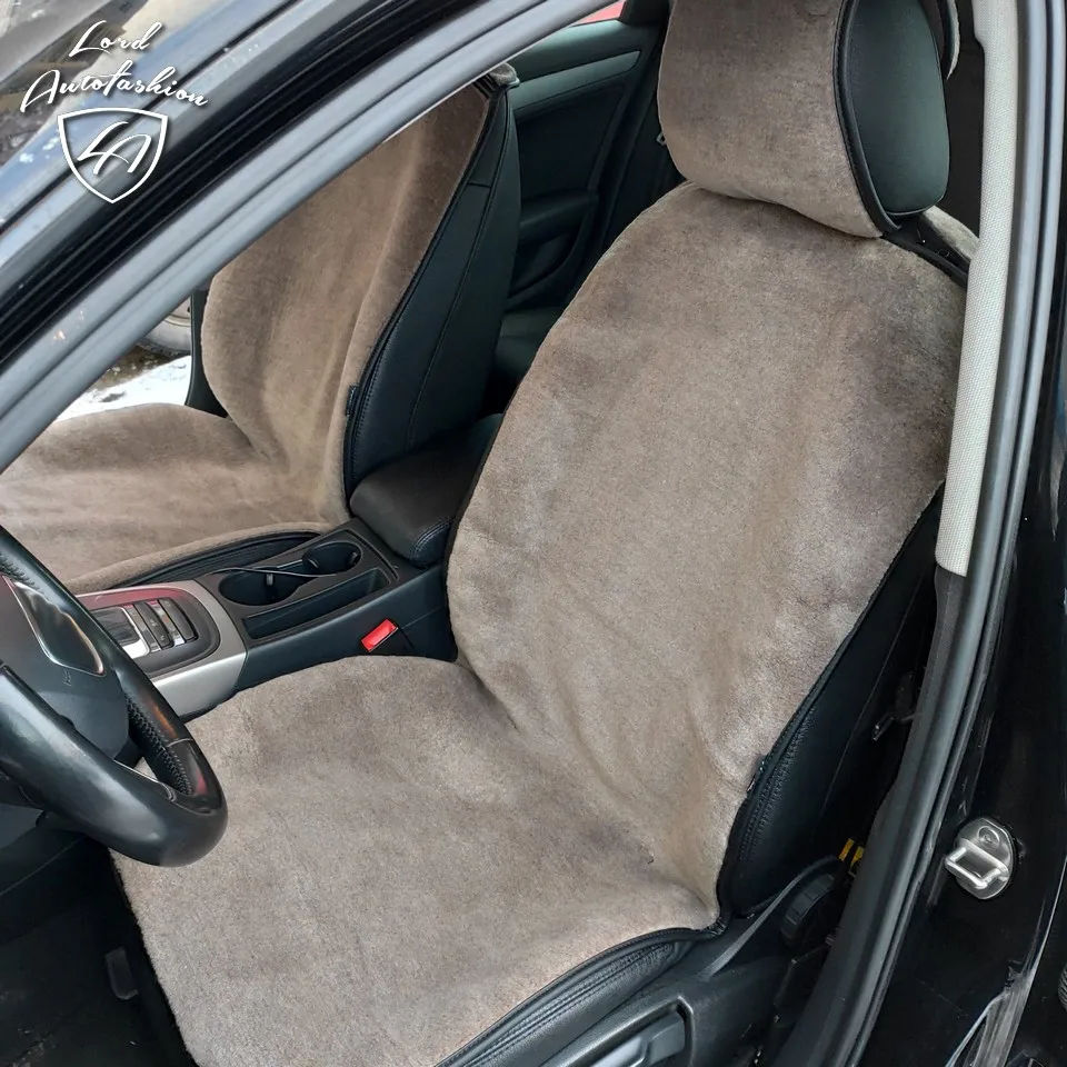 Комплект меховых накидок на сидения (натуральная овечья шерсть) 2 шт./компл.